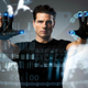 John Anderton (Tom Cruise) demonstrates some new tech for social distancing at work.